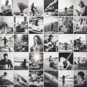 Active people in plaay flow state