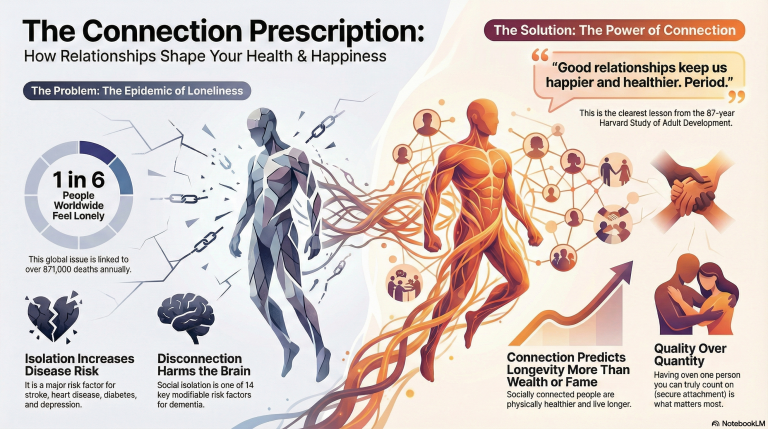 Social connections are a positive way to improve healthspan.